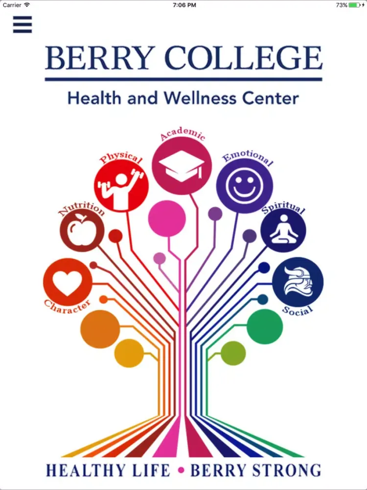 Berry College Healthy Life: Berry Strong iPad  스크린샷