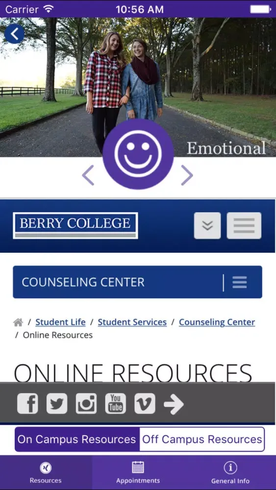 Berry College Healthy Life: Berry Strong 스크린샷