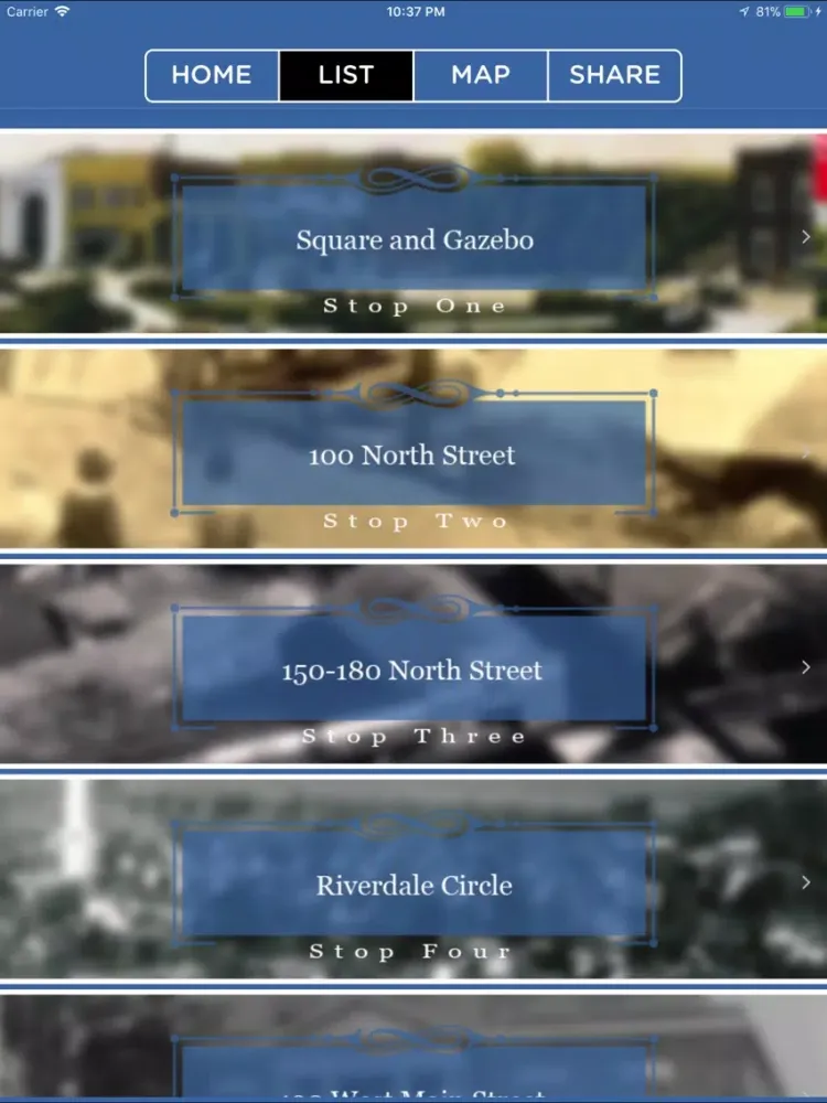 Capturas de tela do Canton Historic Walking Tour iPad 