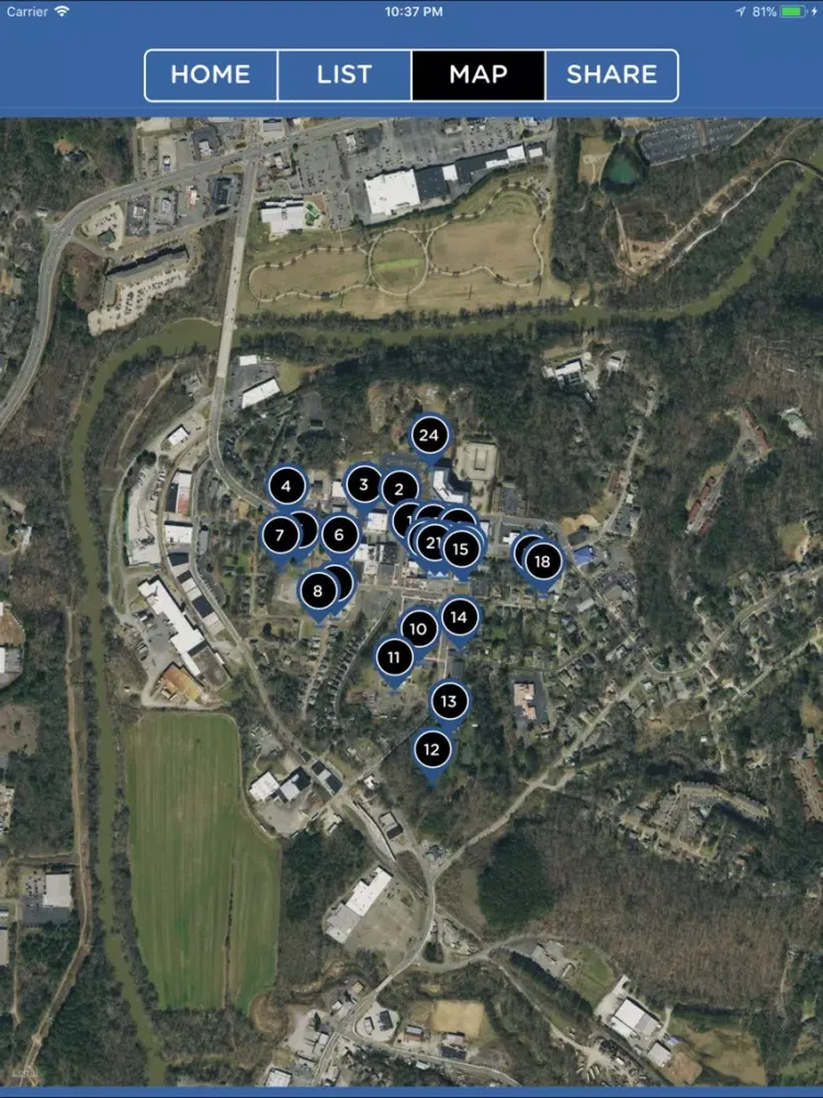 Capturas de tela do Canton Historic Walking Tour iPad 