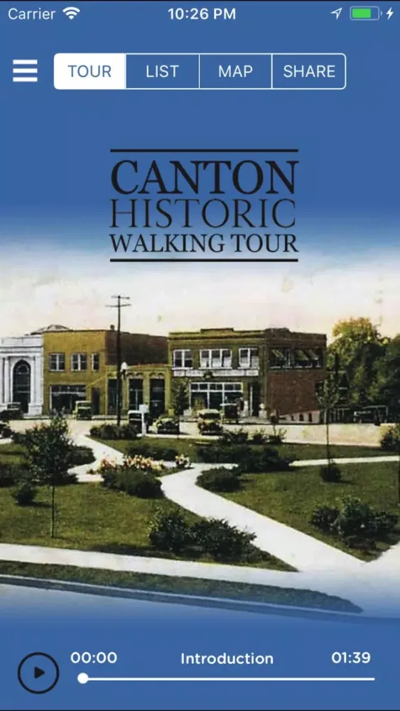 Capturas de tela do Canton Historic Walking Tour