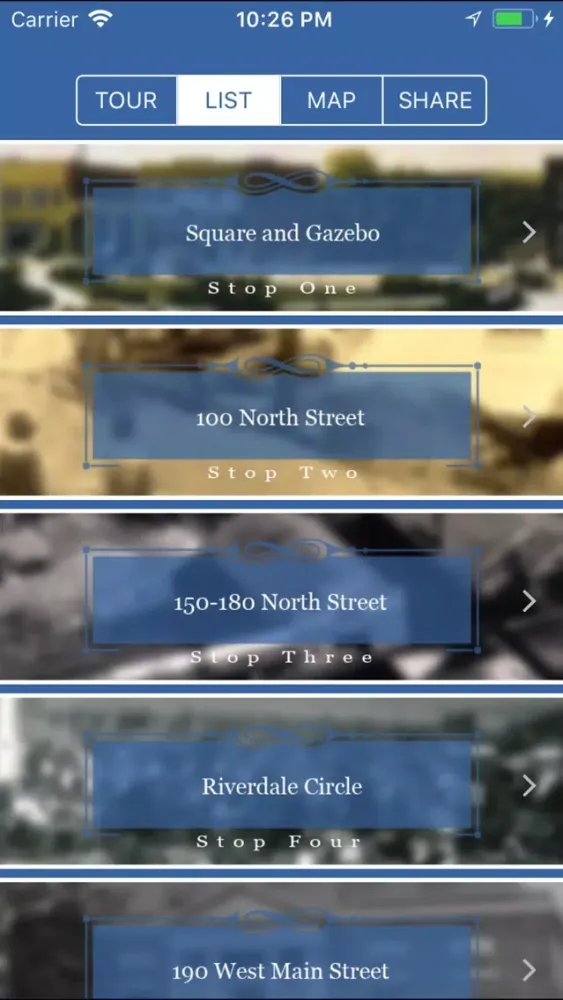 Capturas de tela do Canton Historic Walking Tour