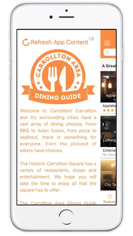 Carrollton Area Dining Guide 스크린샷