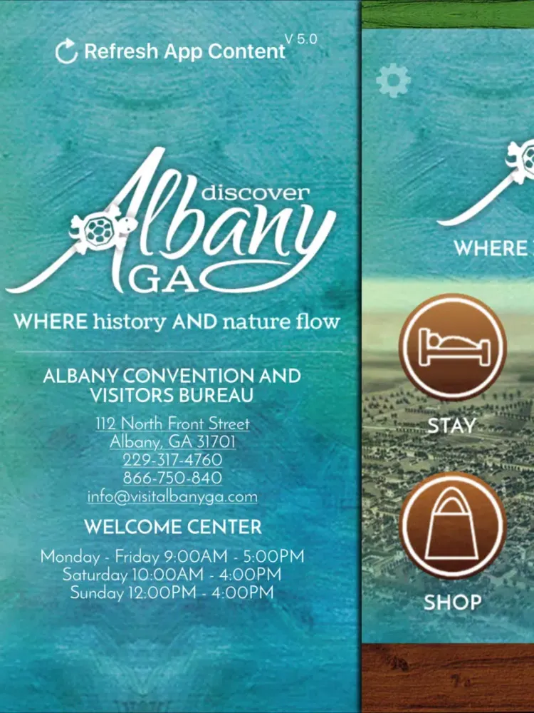 تصاویر Visit Albany iPad 
