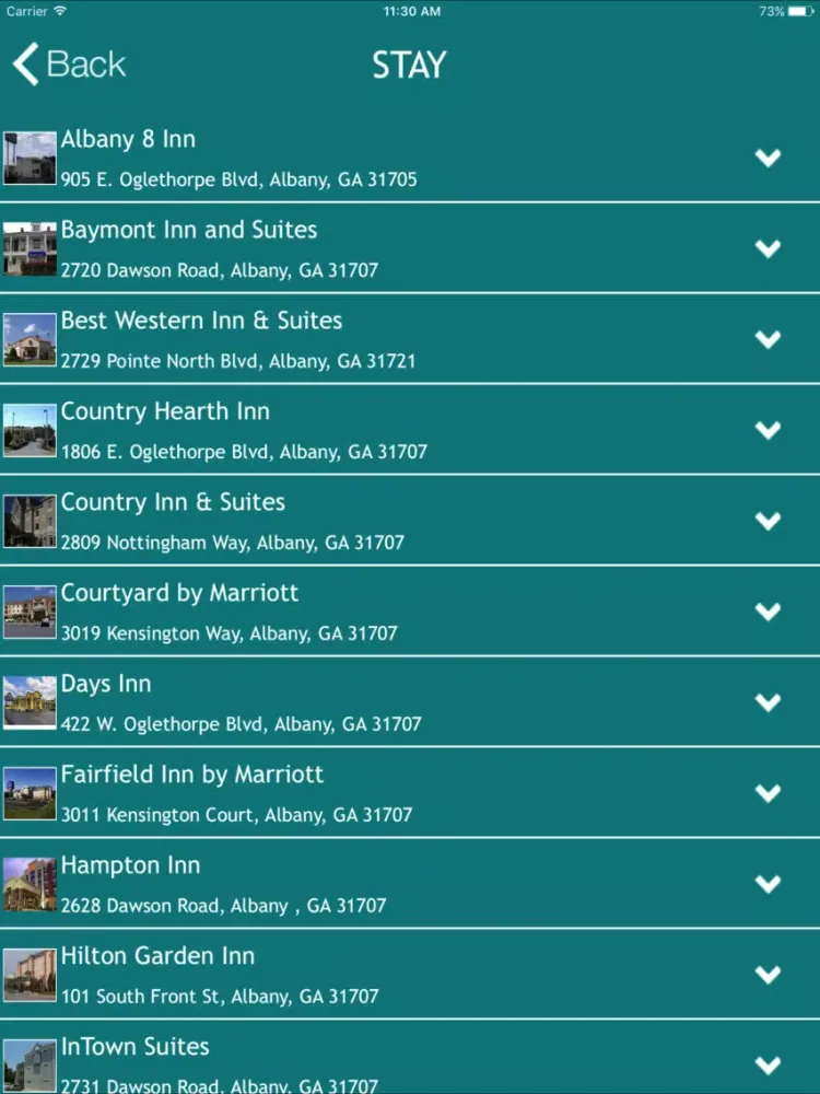 تصاویر Visit Albany iPad 