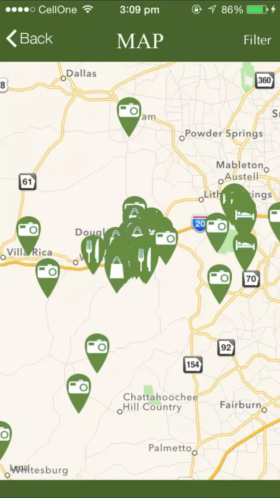 Captures d'écran de Visit Douglasville
