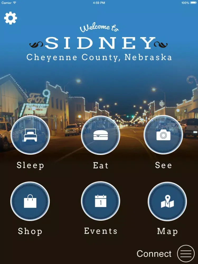 Capturas de tela do Discover Cheyenne County iPad 