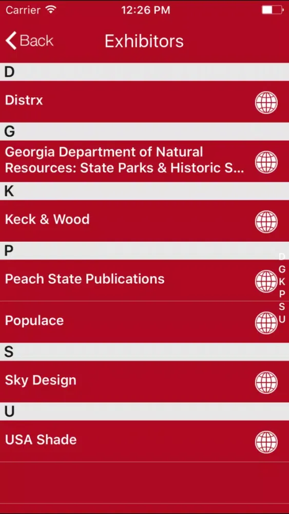 Georgia Downtown Conference Screenshots