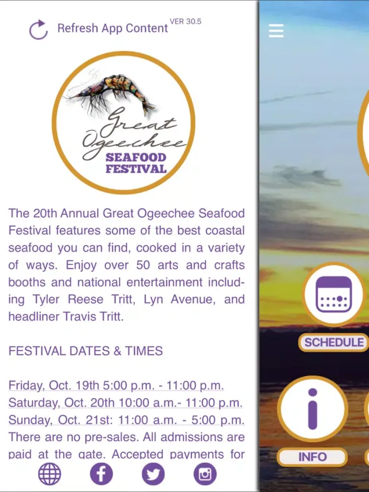 Screenshot di Great Ogeechee Seafood Fest iPad 
