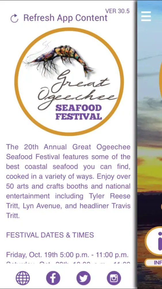 Screenshot di Great Ogeechee Seafood Fest