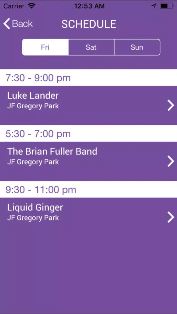 Screenshot di Great Ogeechee Seafood Fest