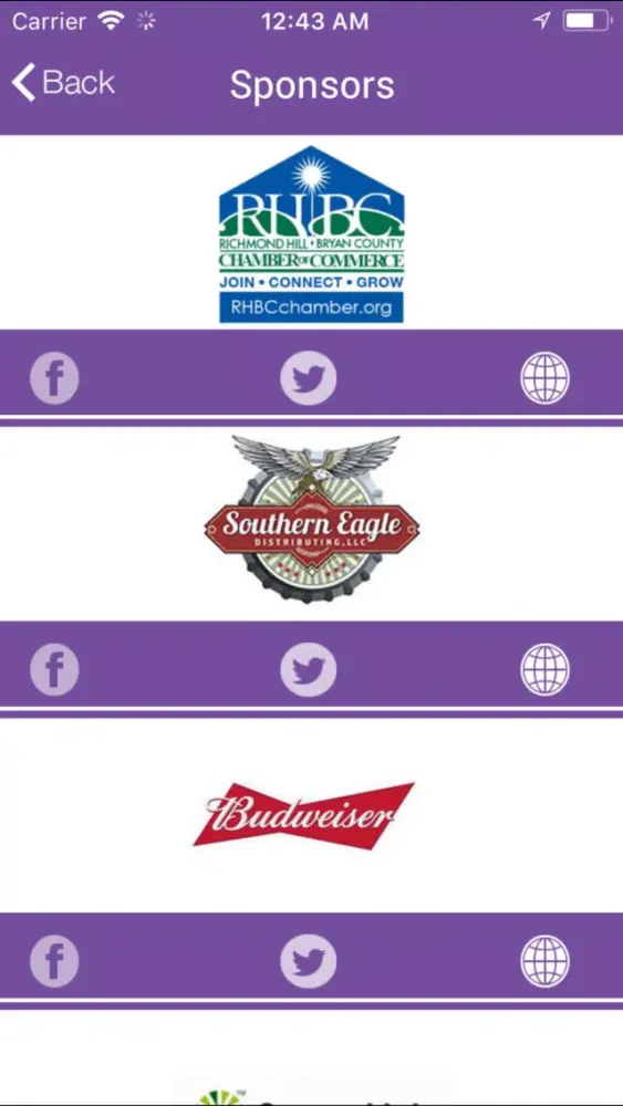 Screenshot di Great Ogeechee Seafood Fest