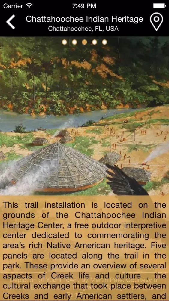 Captures d'écran de Creek Heritage Trail