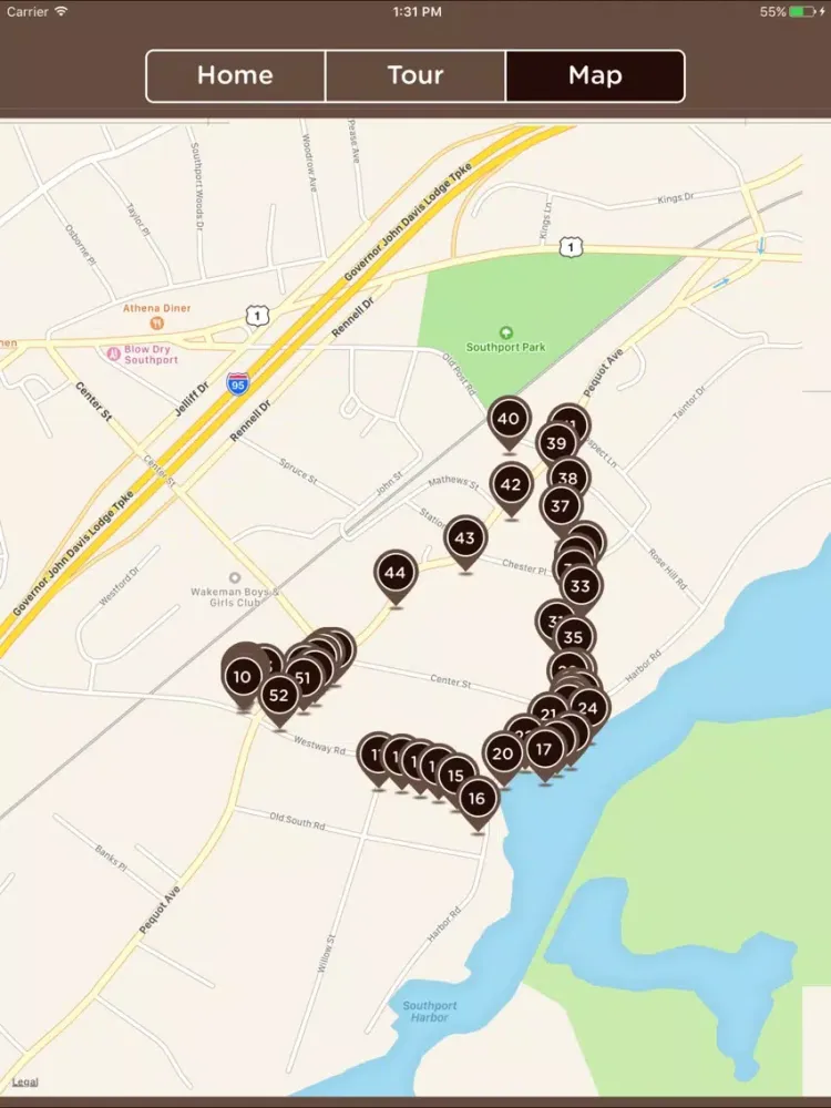 Southport Historic Walking Tour iPad  سکرین شاٹس