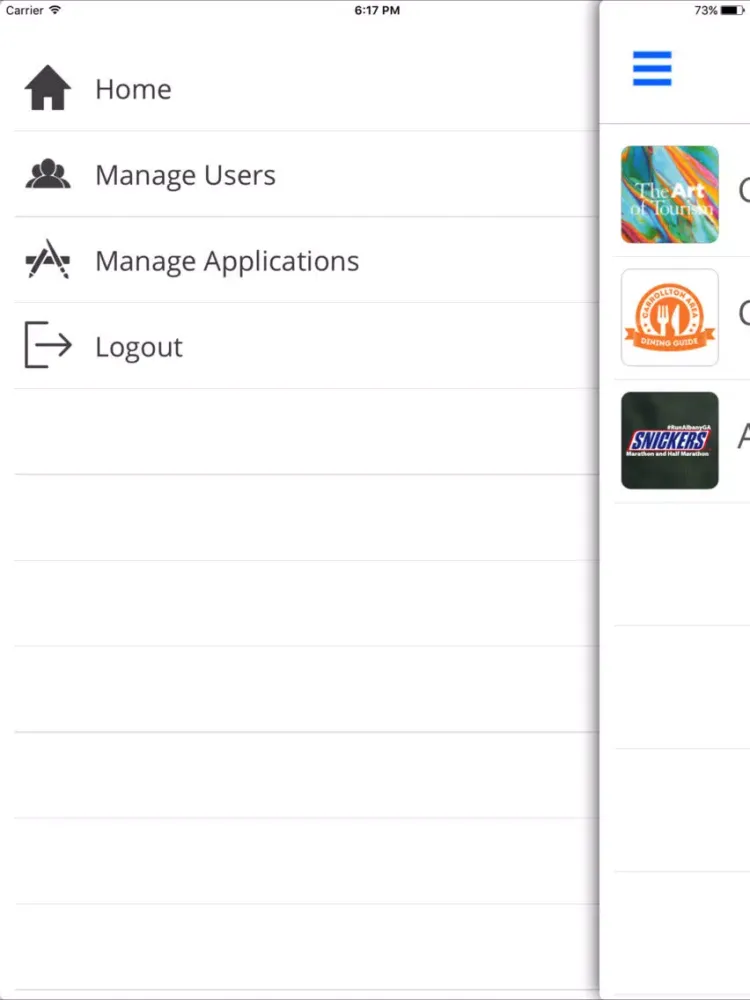 Zrzuty ekranu SwiftPush iPad 