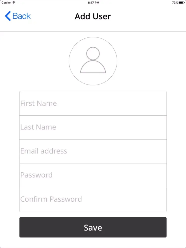 Zrzuty ekranu SwiftPush iPad 