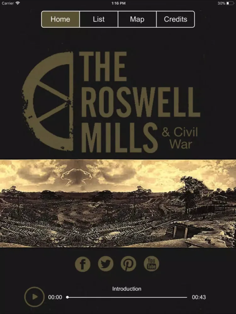 Roswell Mills and Civil War iPad 应用截图