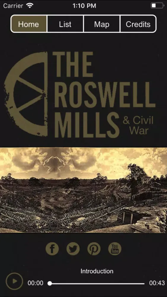 Roswell Mills and Civil War应用截图