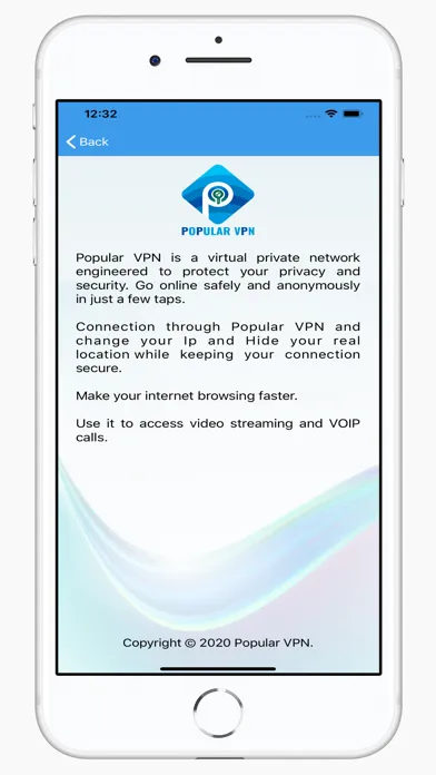 Popular VPN स्क्रीनशॉट