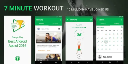 7 Minute Workout Screenshots