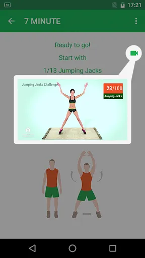 7 Minute Workout Screenshots
