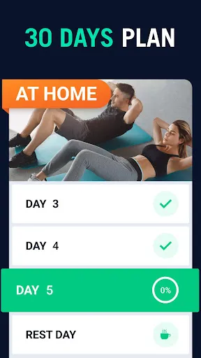 Captures d'écran de 30 Day Fitness Challenge