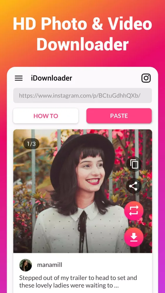 Capturas de pantalla de Downloader for Instagram