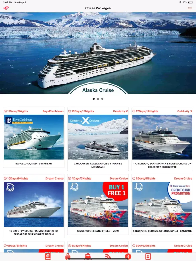 Popular Express Travel iPad  سکرین شاٹس