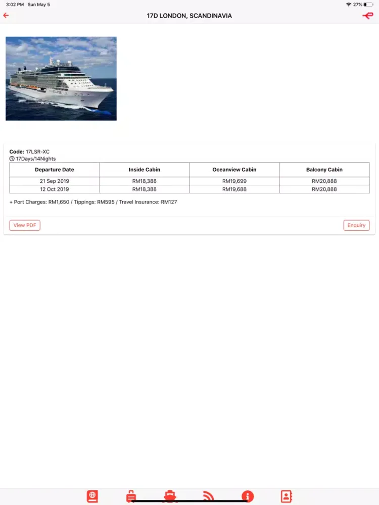 Popular Express Travel iPad  سکرین شاٹس