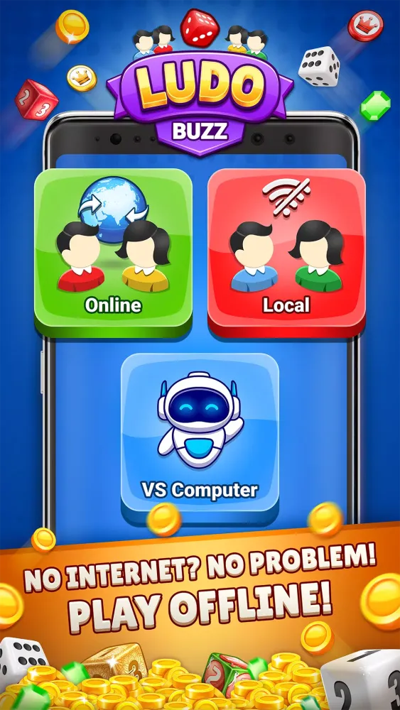 ภาพหน้าจอของ Ludo Buzz