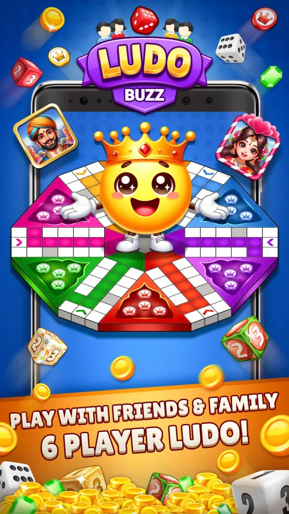 ภาพหน้าจอของ Ludo Buzz