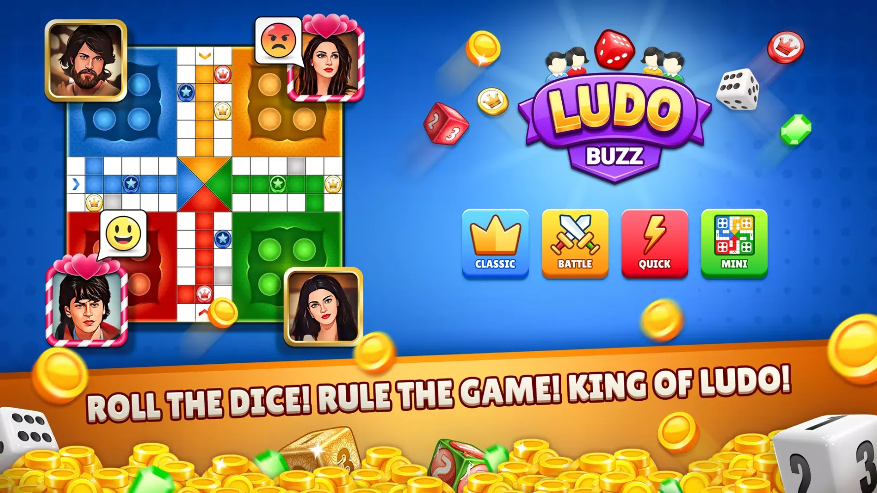 ภาพหน้าจอของ Ludo Buzz