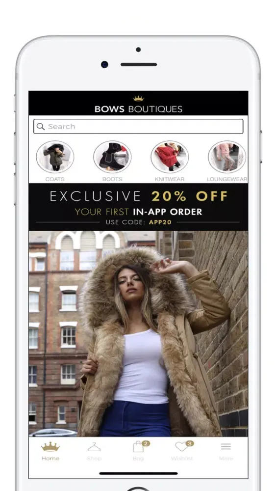 Capturas de tela do Bows Boutiques