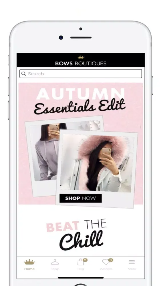 Capturas de tela do Bows Boutiques