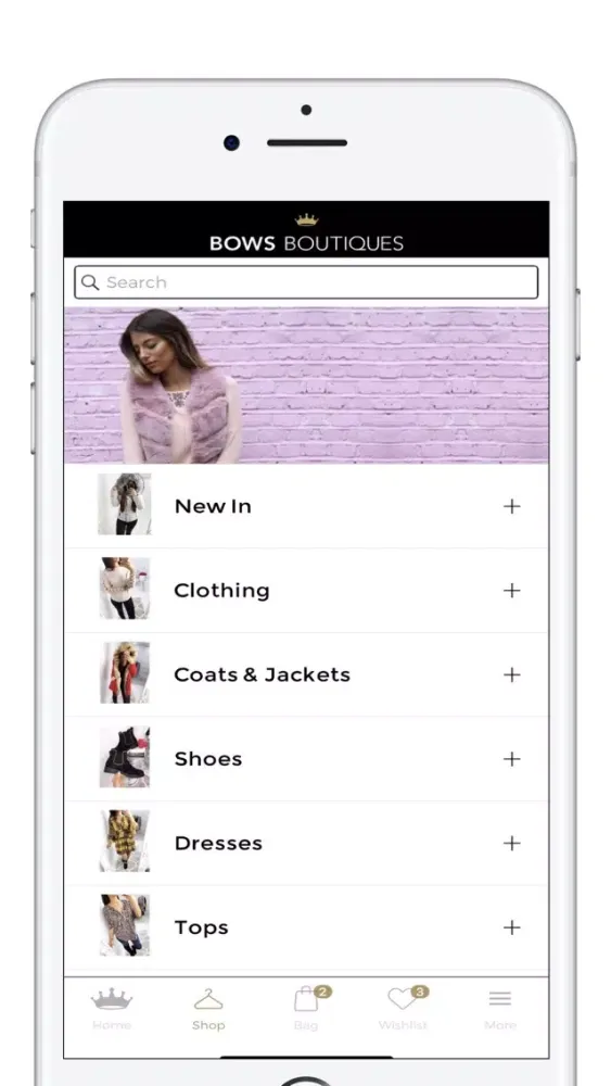 Capturas de tela do Bows Boutiques