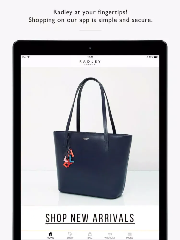 Capturas de pantalla de Radley iPad 