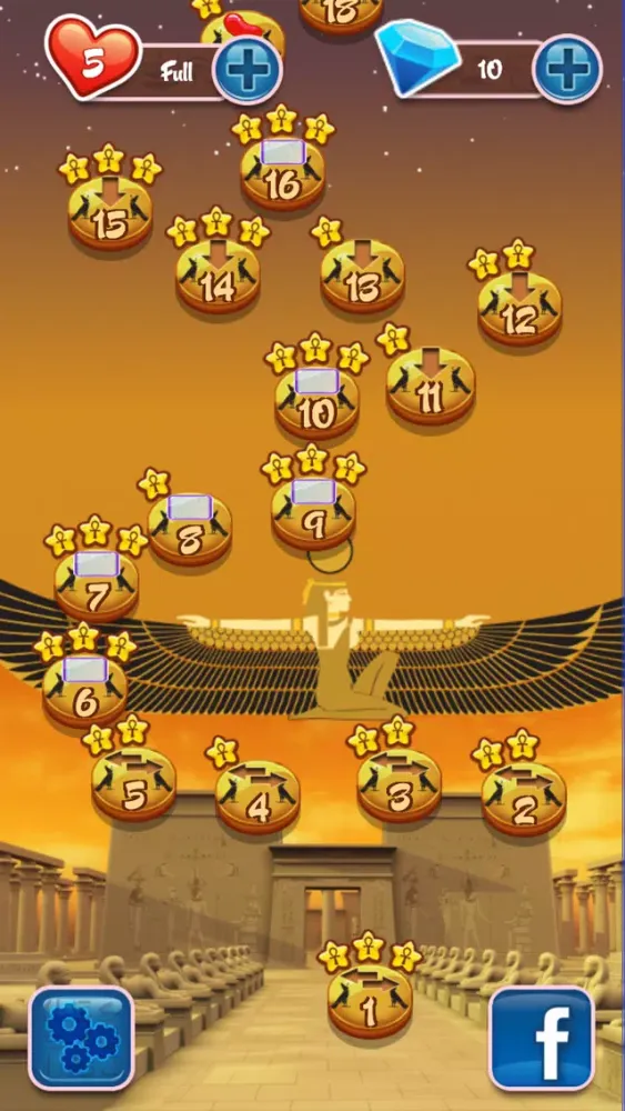 Egypt Crush - Hieroglyphic Scriptures From the Pharaoh Tut Shrine In Luxor - Free Match 3 Game স্ক্রিনশট