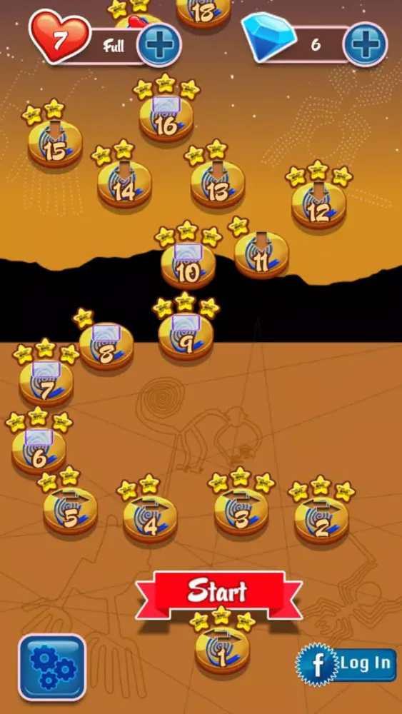 Скриншоты Nazca Crush 2 Ñ : Archaeologists unlocked its secret in Cahuachi Mound in Peru and it is revealed. The Nazca Lines are a Gigantic Astronomic Calendar.