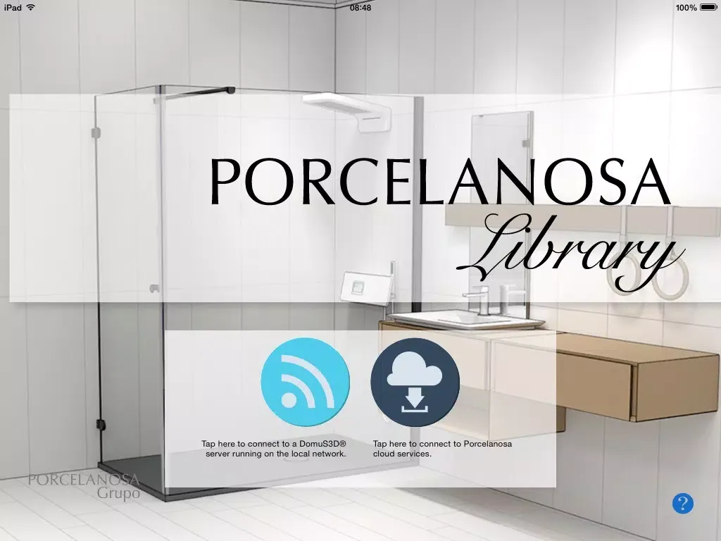 Porcelanosa-Library iPad  Screenshots