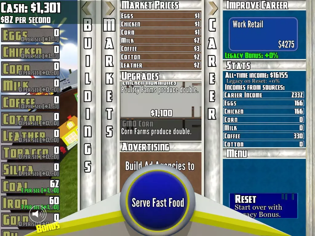 Zrzuty ekranu Capital City Clicker iPad 