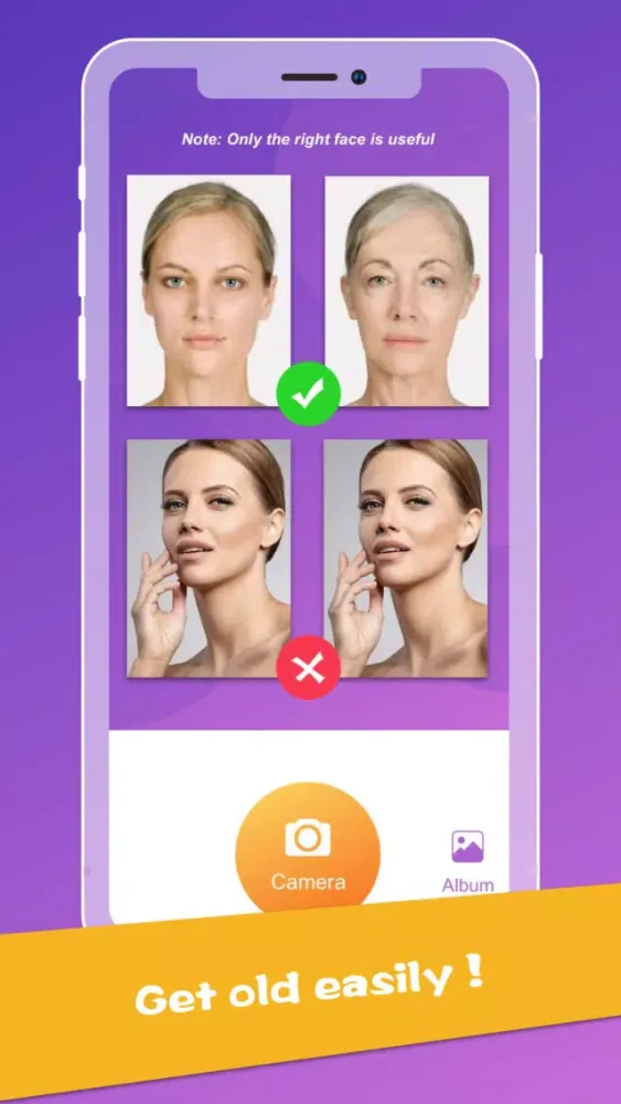 Capturas de pantalla de Old Face:Camera Connect Future