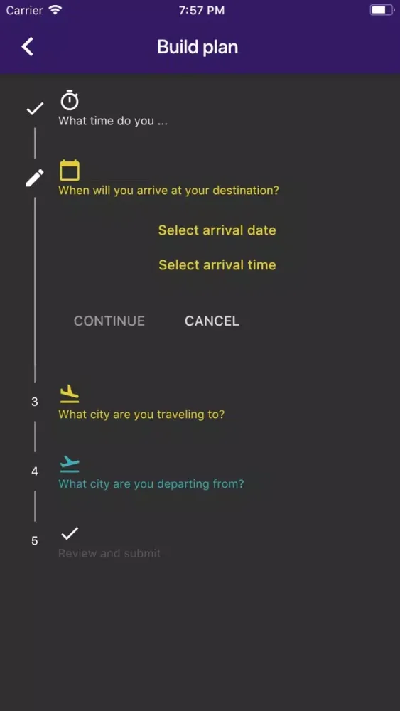 ภาพหน้าจอของ TimeGiver for Jet Lag