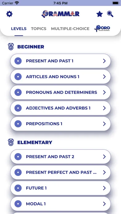 PORO - English Grammar应用截图