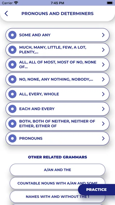 PORO - English Grammar应用截图