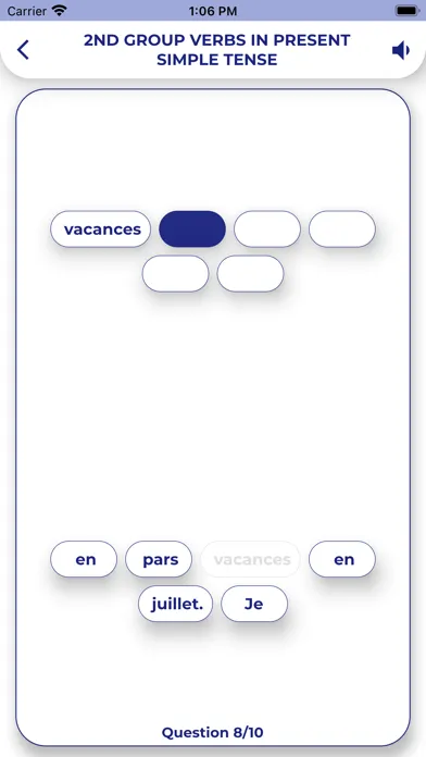 FRENCH GRAMMAR・Lessons & Tests Ekran Görüntüleri
