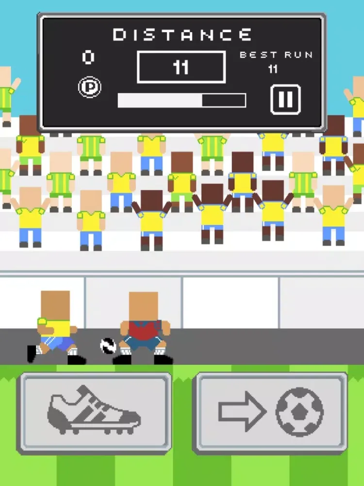 Dribble Runner: soccer star iPad  Screenshots