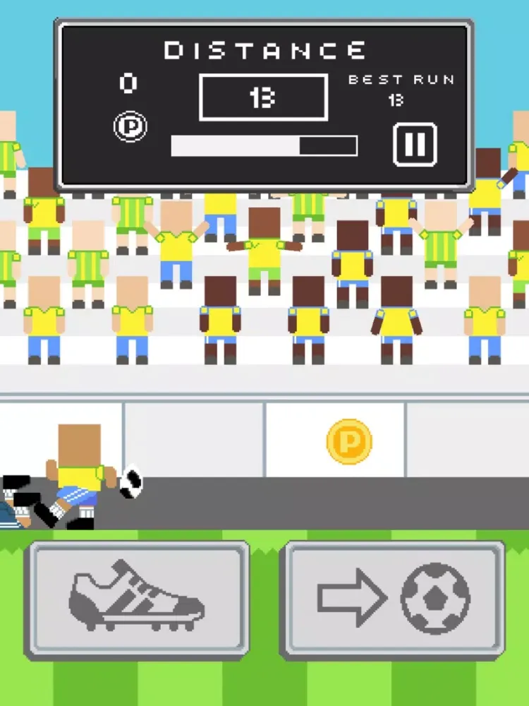 Dribble Runner: soccer star iPad  Screenshots