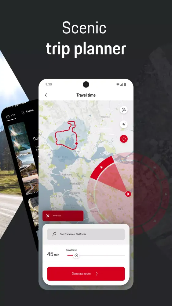 Capturas de tela do Roads by Porsche