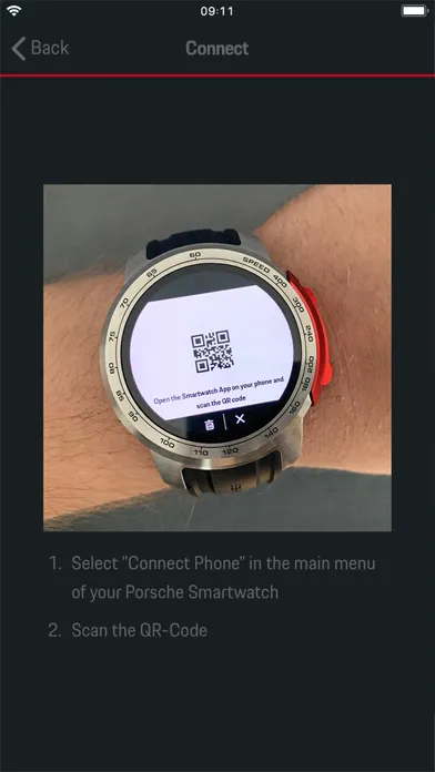 Скриншоты Porsche Smartwatch