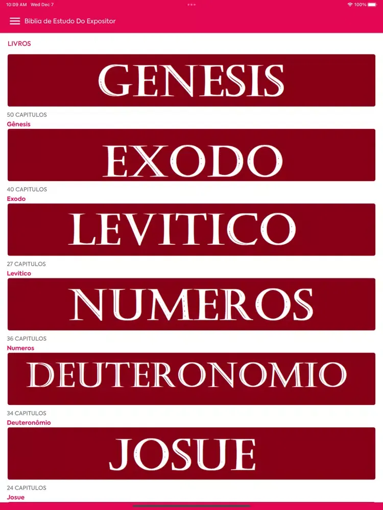 Скриншоты Biblia Estudo Do Expositor iPad 